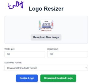 tally company logo resizer